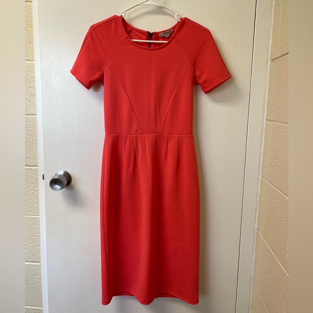 Pink Fitted Dress